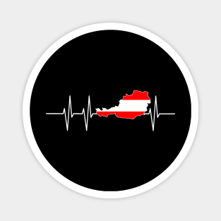 Heartbeat Austria - Vienna Holiday Gift Magnet